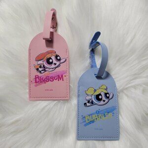 Powerpuff Girls Blossom & Bubbles Luggage Tag Set